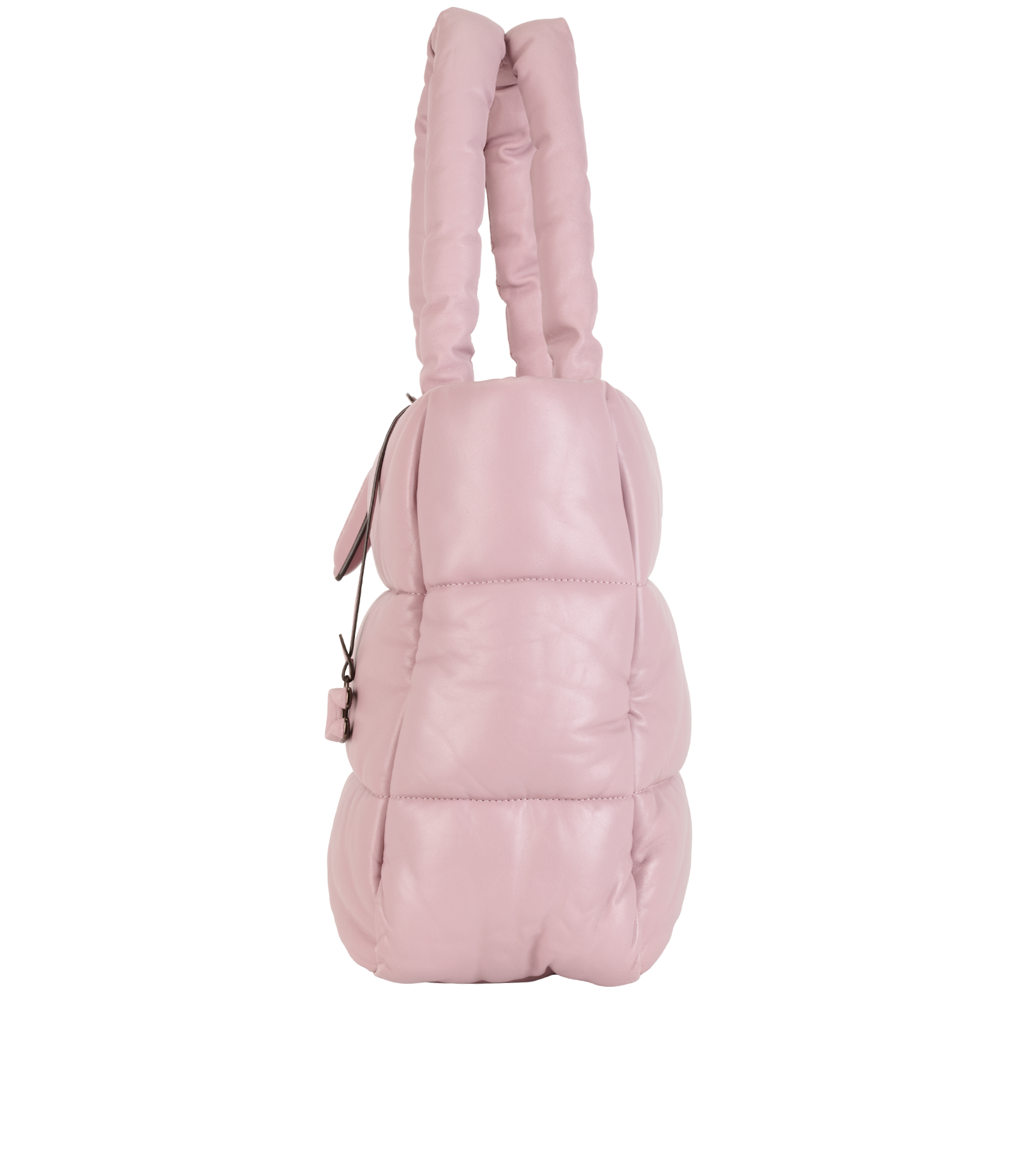 Pillow Tote, &pound;180, Handbags, Purple, Leather, Bottom view